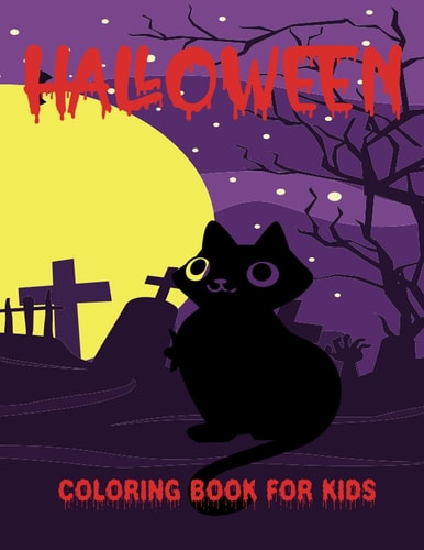 Halloween Coloring Book For Kids Kids Coloring Book with Spooky Characters, Great Coloring Books For Adults Kids