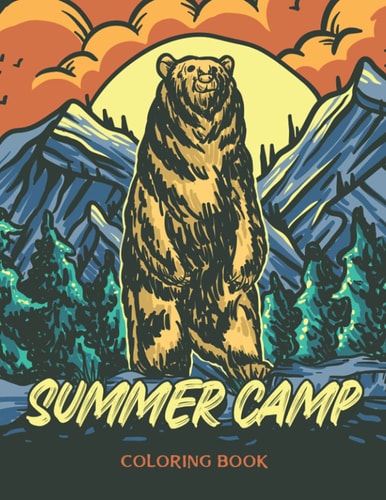 Summer Camp Coloring Book Sleepaway Camp Gifts For Boys, Summer Camp Gifts For Teen Girls
