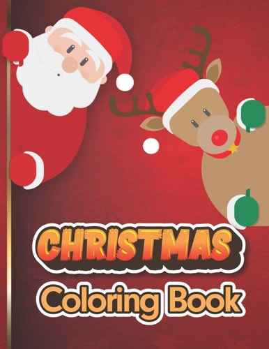 Christmas Coloring Book A Holiday Adult Christmas Coloring Book with Fun, Gift, Easy, and Relaxing Beautiful Designs