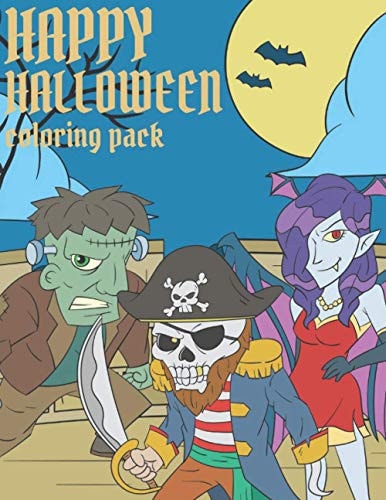 Happy Halloween Coloring Pack