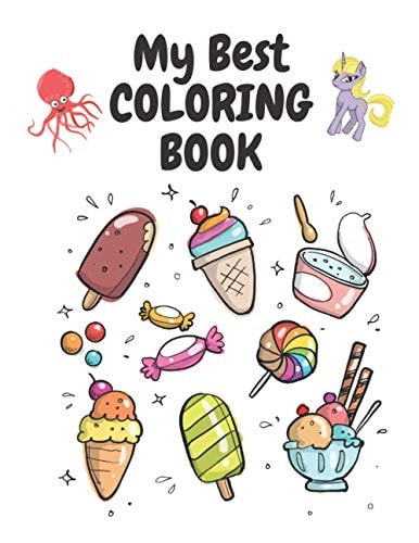 My Best Coloring Book Fun with Letters, Shapes, Colors, Animals