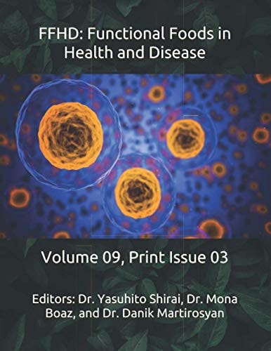 Ffhd Functional Foods in Health and Disease: Volume 09, Print Issue 03