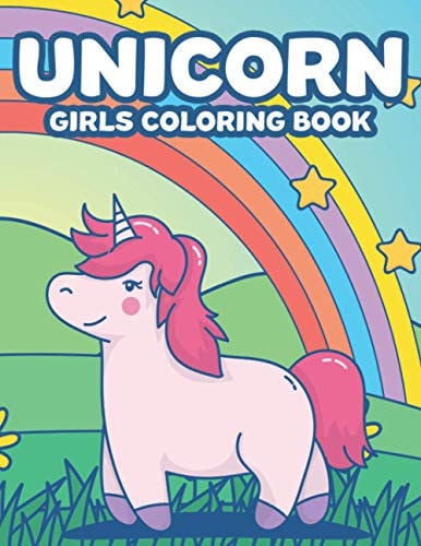 Unicorn Girls Coloring Book Magical Coloring Activity Sheets For Children, Adorable Unicorn Designs To Color For Kids