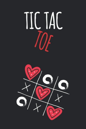 Tic Tac Toe Christmas Activity Book - Tic Tac Toe Graphic for Kids.