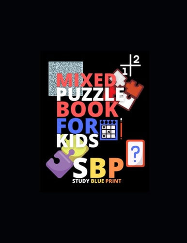 Mixed Puzzle Book For Kids