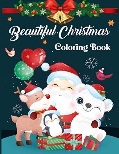 Beautiful Christmas Coloring Book The Big Christmas Coloring Book For Toddlers - Vol 1