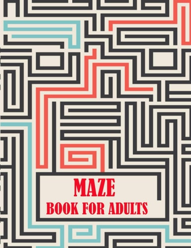 Maze Book For Adults Maze Puzzles for Adults, a Creative Maze Book with Fun