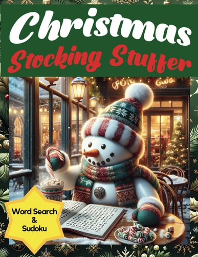 Christmas Stocking Stuffer Wordsearch and Sudoku Large Print Fun Relaxing Christmas Word Find