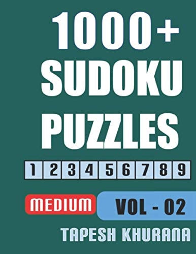 1000+ Sudoku Puzzles Large Print Sudoku Activity Book for Adults Without Answers