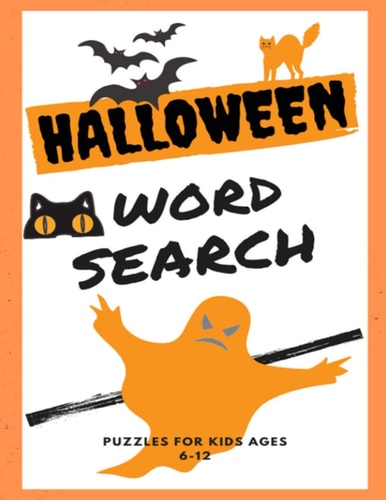 Halloween Word Search A Fun Word Finder Large Print Puzzle Book for Kids Ages 6-12