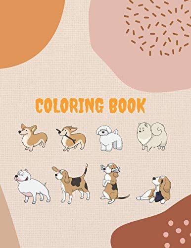 Coloring Book 8.5 X 11 29 Pages Children's Book , Coloring Cute Animals for Kids Ages 4 to 8 Years.