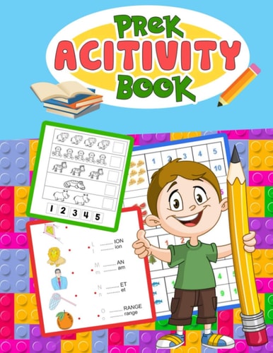 PreK Activity Book Wonderful Activity Book For Preschool, PreK, Kindergarten