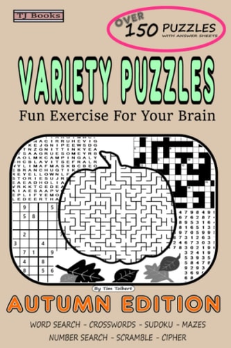 Variety Puzzles Autumn Edition Fun Exercise For Your Brain
