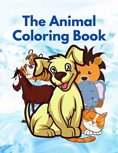 The Animal Coloring Book Activity For Kids Aged 3 to 8