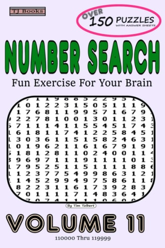 Number Search Volume 11 Fun Exercise For Your Brain