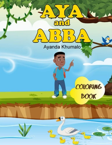 Aya and Abba Coloring Book