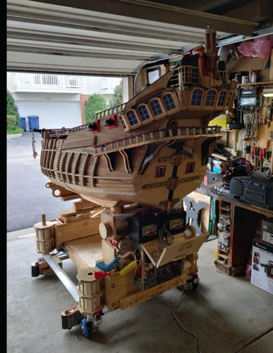 Memory of the Pirate Ships (How to Build Huge Size Pirate Ship from Scratch)