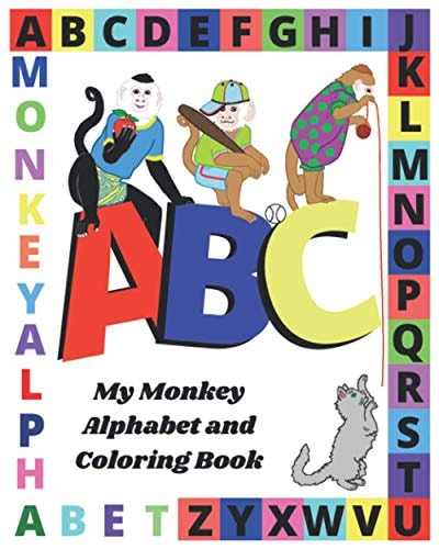 ABC My Monkey Alphabet and Coloring Book