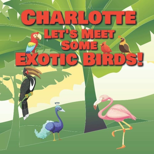 Charlotte Let's Meet Some Exotic Birds! Personalized Kids Books with Name - Tropical & Rainforest Birds for Children Ages 1-3