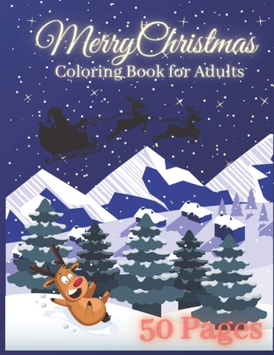 Merry Christmas Coloring Book For Adults Wonderful Relaxing Patterns For Xmas