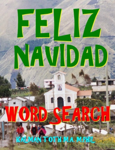 Feliz Navidad Word Search 133 Extra Large Print Inspirational Themed Puzzles