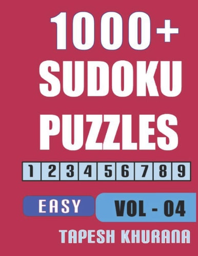 1000+ Sudoku Puzzles Sudoku Activity Book for Adults and Kids with Solution