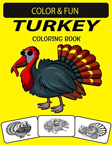 Turkey Coloring Book An Excellent Turkey Coloring Book for Adults