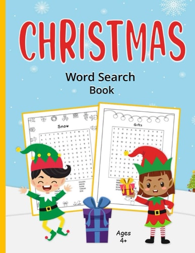 Christmas Word Search Book 50 Uniquely Themed Puzzles For Kids Ages 4+