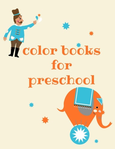 Color Book For Preschool Children's Coloring Book Simple Coloring Book