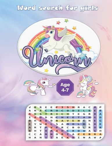 Word Search for Girls Word Search for Girls .girls Ages 4-8.Words Activity for Children