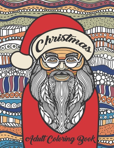Christmas Adult Coloring Book Holiday Coloring Books For Adults Relaxation