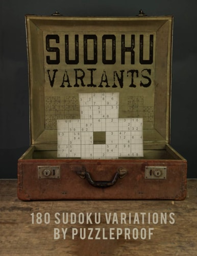Large Print Sudoku Variants Sudoku Variations For Adults. One Large Size Puzzle On Every Page. Sudoku X, Hyper, Twins, Triathlon, Marathon, Samurai, 12 X 12 And 16 X 16. 180 Puzzles