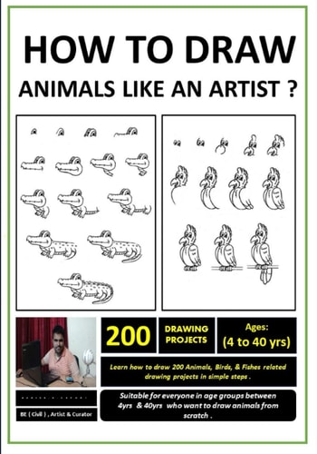 How to Draw Animals Like an Artist ? ( Learn How to Draw Animals in Simple Steps for Beginners Aspiring to Become Artists and Designers. )