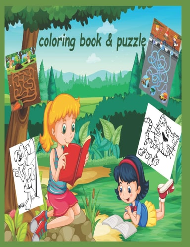 Coloring Book & Puzzle