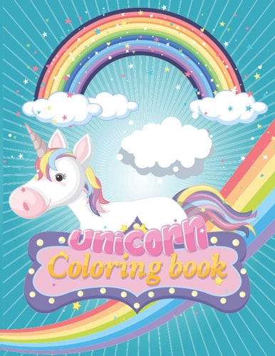 Unicorn Coloring Book For Kids Ages 4-8 Activity Book