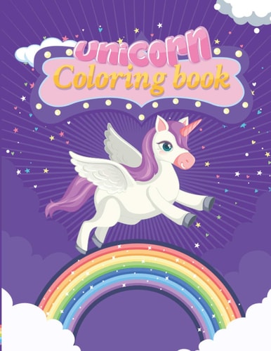 Unicorn Coloring Book Kids Age 2-8 Activity Books