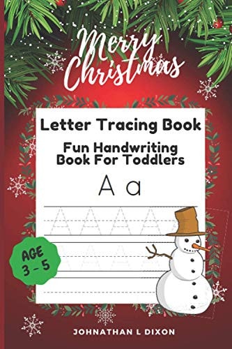 Letter Tracing Book Age 3-5 Fun Hundwriting Book For Toddlers