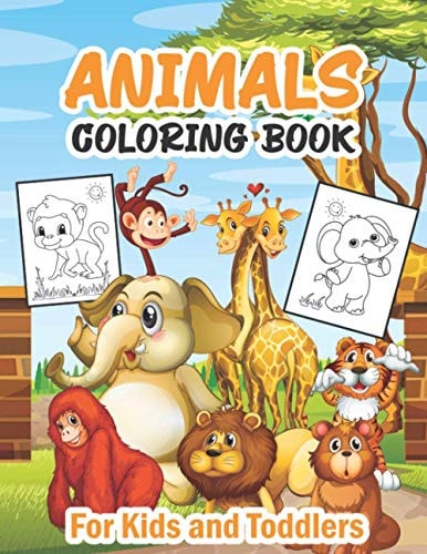 Animals Coloring Book For Kids and Toddlers Awesome Unique Animal Coloring Book for Kids and Toddlers a Perfect Gift for Christmas and New Year