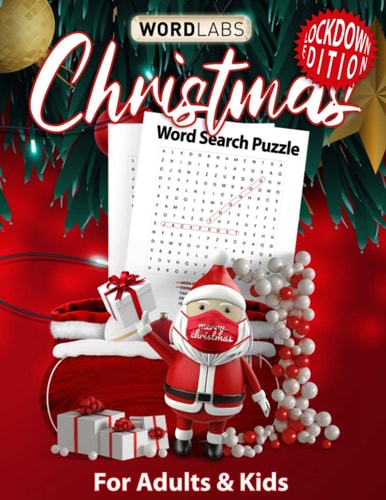 Christmas Word Search Puzzle for Adults and Kids A Great Gift Idea for Hours Of Holiday Fun!
