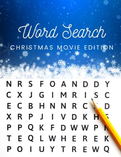 Word Search Christmas Movie Edition: Large Print Christmas Movies Word Search