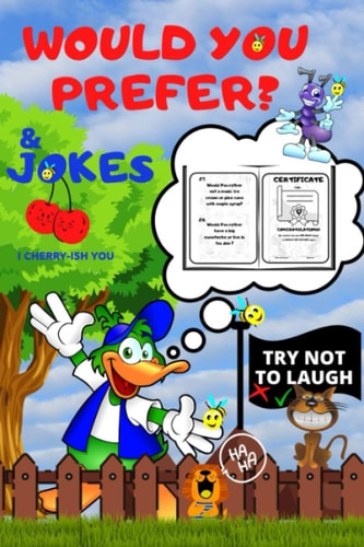 Would You Prefer & Joke Try Not To Laugh Funny Time And Activity Book Laughing Challenges Game With Certificates For The Winners