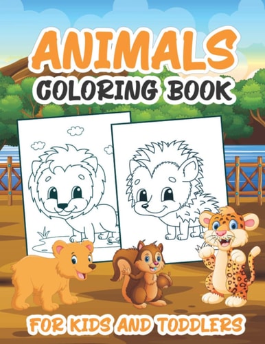 Animals Coloring Book For Kids and Toddlers Cute Unique Animal Coloring Book for Kids and Toddlers a Perfect Gift for Christmas and New Year