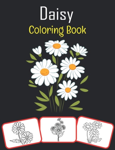 Daisy Coloring Book Color and Learn with Fun. Daisy Pictures, Coloring and Learning Book with Fun for Kids (60 Pages, at Least 30 Daisy Flower Images)