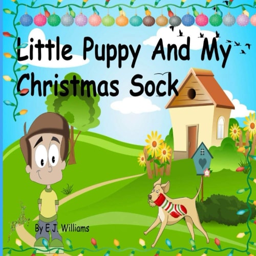 Little Puppy And My Christmas Sock