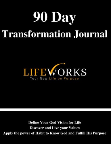 90 Day Transformation Journal Your New Life on Purpose