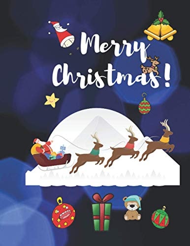 Merry Christmas Merry Christmas Merry Christmas Coloring Book for Kids. Boys and Girls.