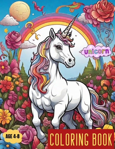 Unicorn Coloring Book Coloring Books for Children, for Girls