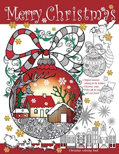 Merry Christmas Winter Coloring Book