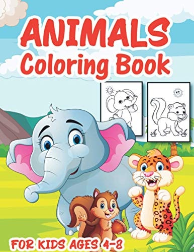 Animals Coloring Book For Kids Cute Unique Animal Coloring Book for Kids and Toddlers a Perfect Gift for Christmas and New Year