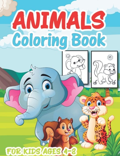 Animals Coloring Book For Kids 40 Cute Unique Animal Coloring Book for Kids and Toddlers a Perfect Gift for Christmas and New Year